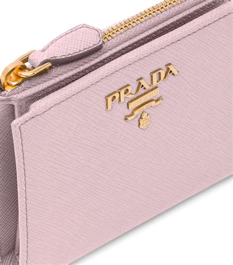 prada small saffiano leather wallet pink|prada saffiano leather shoulder bags.